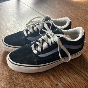 VANS Old Skool MTE Womens 8.5 Nubuck Black White